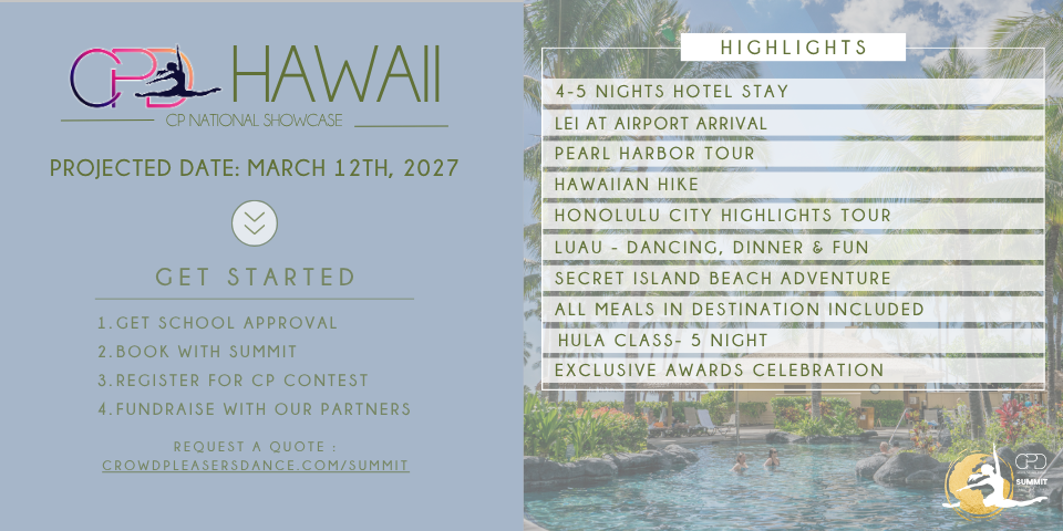 Hawaii CP National Showcase - Flyer